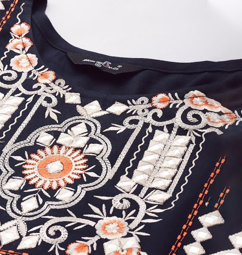 Women Navy Blue Solid Nursing Maternity Maxi Dress